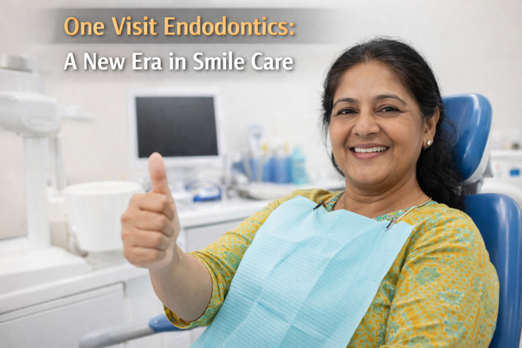 Find advanced one visit endodontics by Dr. Amit Thareja at Dr. Tharejas Dental Clinic in Pune.