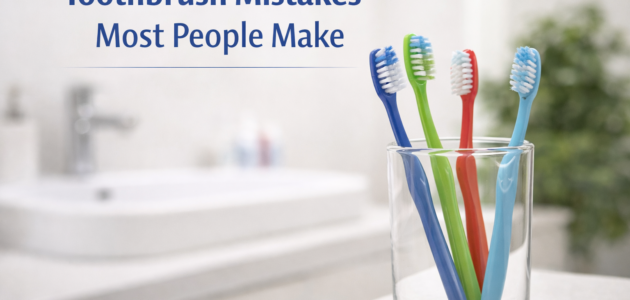 Toothbrush Mistakes Most People Make